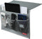 Bedside Storage Organizer with Pockets, Caddy for TV Remote Control, Phones, Magazines, Tablets, Grey