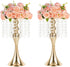 Metal Wedding Centerpieces for Table, Crystal Flower Stands, Wedding Road Lead Flower