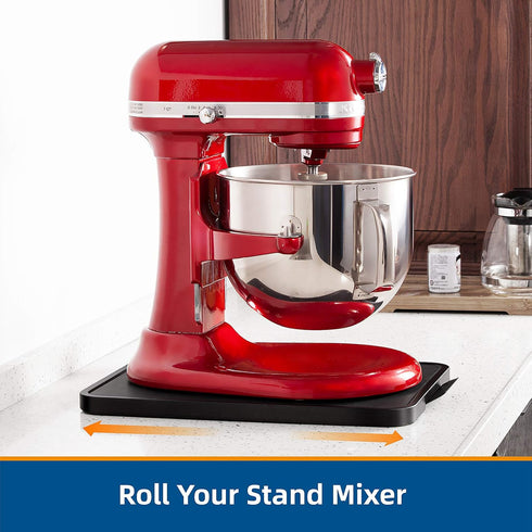 SICHEER Appliance Sliding Tray - Compatible with Ninja Grill and KitchenAid Stand Mixer, Extra Deep Rolling Accessories