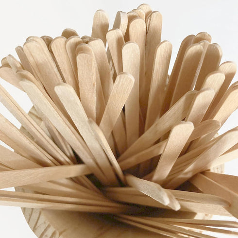 5.5inch 500 Count KTOJOY Wooden Coffee Stirrers, Disposable Stir Sticks for Coffee & Cocktails, Wooden Beverage Mixer