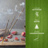 HEM Precious Patchouli Incense Cones, Long Lasting Aroma for Positivity, Pack of 120