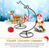 2 Pack 10.43" Baderke Ornament Display Stand, Height Ornament Hanger, Air Plant Holder Terrariums Hanging Stand Crystal