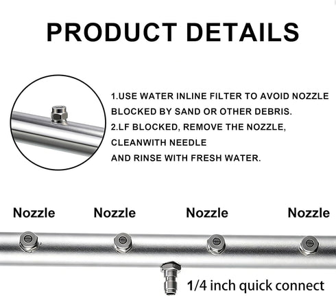 16 Inch 4000 Hourleey Pressure Washer Undercarriage Cleaner, Power Washer Surface Cleaner, Undercarriage Water Car