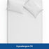 Sealy Luxury Cotton Top Fitted Mattress Pad, King Size, White