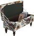 Eco-Ancheng Storage Ottoman Cover Rectangle Ottoman Slipcover Folding Storage Bench Cover Footrest