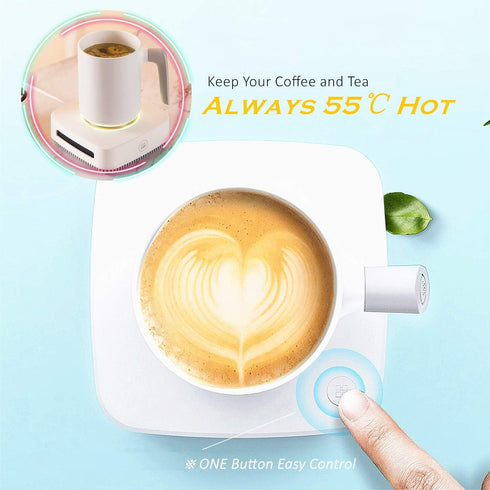 Miecux 2IN1,31 46 Cup Cooler-Coffee Warmer Desktop - Coffee Tea Drinks Mug Warmer Cooler Desktop Heating and Cooling
