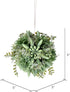 Vickerman Everyday 5" Artificial Mixed Gray Green Succulent Ball, Faux Floral Decor for Home or Office Arrangement