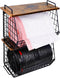 2 Pack Stackable Extra Large Trash Bag Holder Under Sink, Wall Mounted