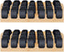 GTI 2pcs Belt Organizer with 7 Compartments, Bamboo Storage Case for Tie and Belt, Closet Organizer for Men and Women