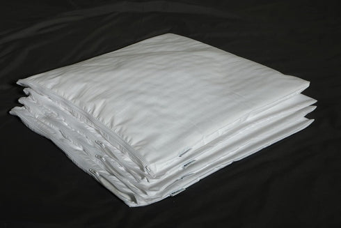 Feather Proof Pillow Protectors 20x20, Waterproof Cover for Goose Down Throw Pillows, 2 Pack