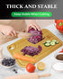 3Pcs Bamboo Cutting Boards for Kitchen, Healthy Wooden Cutting Boards for kitchen, Charcuterie, Vegetables, Cheese