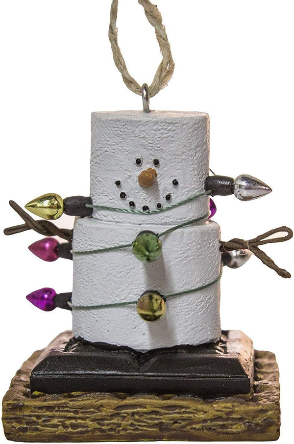 Midwest-CBK Christmas/Everyday Ornament S'Mores Wrapped Up in Lights Resin