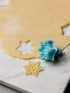 Fox Run Assorted Winter Snowflake Pastry/Cookie/Pie/Fondant Stamper and Cutters 2", Set of 4, Multi-Color