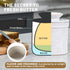Countertop, Nucookery Ceramic Butter Crock with Lid Embossed French-Style Butter Keeper for Water-Seal Design Keeps