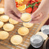 ISKYBOB 20 Pack Egg Tart Aluminum Cupcake Cake Cookie Mold Tin, Reusable Baking Tool (M)