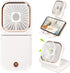 Portable Mini Fan, 5 in 1 Battery Operated Handheld & Desk Fan, 3000 mAh Power Bank, USB Rechargeable, Adjustable