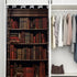 WUMINMIN 1 42" 80" Library Bookshelf Door Curtain, Vintage Educational Bookcase Room Darkening Curtain for Kids Boys