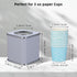 3oz 10 Countertops DOITOOL Bathroom Cup Dispenser, Dixie Cup Dispenser with Paper Cups, Dust-Proof Disposable Paper