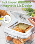 Countertop 11.4 7.5 6.7 Inch Dynta Large Bread Box for Kitchen x x Airtight Bread Storage Container Time Recording