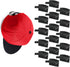 Modern JP Adhesive Hat Hooks for Wall, 16-Pack, Minimalist Design, No Drilling, Strong Hold Hat Hangers