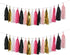 Mefuny 25PCS Hot Pink Gold Black White Party Tissue Tassels for Bridal Baby Shower, Bachelorette Birthday Supplies