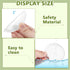 48 Tessco for you Pieces Yogurt Container Lids Clear Plastic Jar Lids Not Included Jar Replacement Compatible with Oui