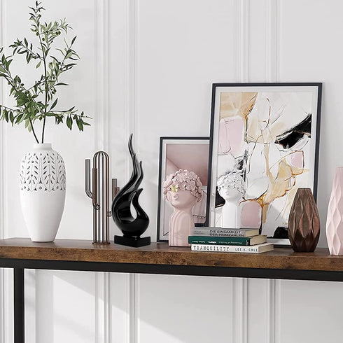DreamsEden Home Decor Modern Sculpture, Resin Art Tabletop Shelf Decoration Accent Ornament for Living Room Entry Table