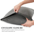 YIYEA King Pillow Cases Set of 4, Ultra Soft 1800TC Hotel Quality Double Brushed Microfiber Embroidered Pillowcases,