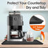 Heavy Duty Silicone Coffee Maker Mat with Lip, 19.7'' x 15'' for Countertops