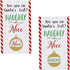 Paper Junkie 60 Pack Christmas Scratch Off Cards for Adults, Naughty or Nice Card for Holiday Party Celebration