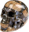Skullis 2.0” Que Sera Stone Crystal Skull, Hand Carved Gemstone Fine Art Sculpture for Reiki Healing