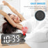AMIR Projection Alarm Clock for Bedroom, 7.9 in Display LED Alarm Clock with 180 Rotatable Projector, Snooze