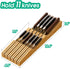 Bamboo Wood Drawer Knife Block Organizer, Protecting Knife Organizer