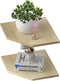 JJL Corner Shelving, Set of 2 Floating Wall Shelf for Wall Organizer Storage,