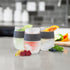 Host Wine Freeze Cooling Cups - Grey, Set of 2