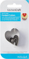 KitchenCraft Sweetly Does It Fondant Cutters, Heart Shaped, Stainless Steel, Set of 3