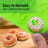 Silicone Donut Pan - Mini Baking Pan for Baking Delicious Donuts, Non-stick Bottom, Easy to Clean