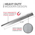 Modern Innovations 14 Inch Magnetic Knife Holder for Refrigerator, Stainless Steel Knife Strips for Kitchen Wall