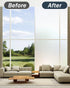Frosted Glass Window Privacy Film with Installation Tools, Removable, Static Cling, Heat Control, UV Protection