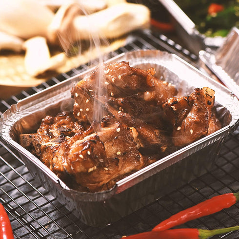 50 Pack 1Lb Mini Loaf Pans, Heavy Duty Disposable Aluminum Foil Bread Tins, Oven Safe Standard Size - 6" X 3.5"