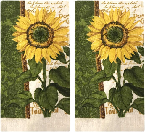 Lobyn Value Packs Kitchen Towel, 5 Piece Linen Set, Sunflower