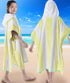 8-16Years VOOVA & MOVAS Big Kids Hooded Towel Poncho | Large, Soft, Absorbent Cotton Towel Robe | | Versatile for Pool