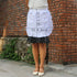 Women's Classic Half Apron with Pockets - Adjustable White Restaurant/Christmas Apron, Easy Clean Fabric