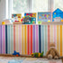 HunnmingRe 6 24.02 24.61 Inch Pcs Classroom Cabinet Curtains for Shelves x Self Adhesive Curtains for Bookshelf School