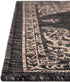 Unique Loom Outdoor Traditional Area Rug - Antique, 2' x 3' 1" Rectangle, Charcoal Gray/Natural Collection