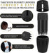 Herb Grinder, Storage System,Cone Loader Grinder Roller, Travel Ready Tether Strap | Lightweight(Black)
