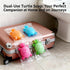 T-shin Bars,4 Turtle Shape Scented Botanical Bath Soap PCS Multicolour Handmade Essential Oil Clean Toning Soaps