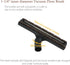 LNATPPE 1-1/4" 1-1/4 Inch 1 1/4-inch Vacuum Extension Tube with Hardwood Floor Brush,Fits Eureka, Royal Etc Vacuum
