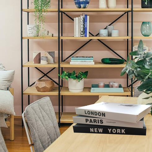 YVPSI 3 Pieces Fashion Decorative BookHardcover Modern Decorative Books Stacked Decorations Decor Books for Home Decor