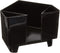 Co-Rect Plastic Bar Caddy with Triangular Design, Black